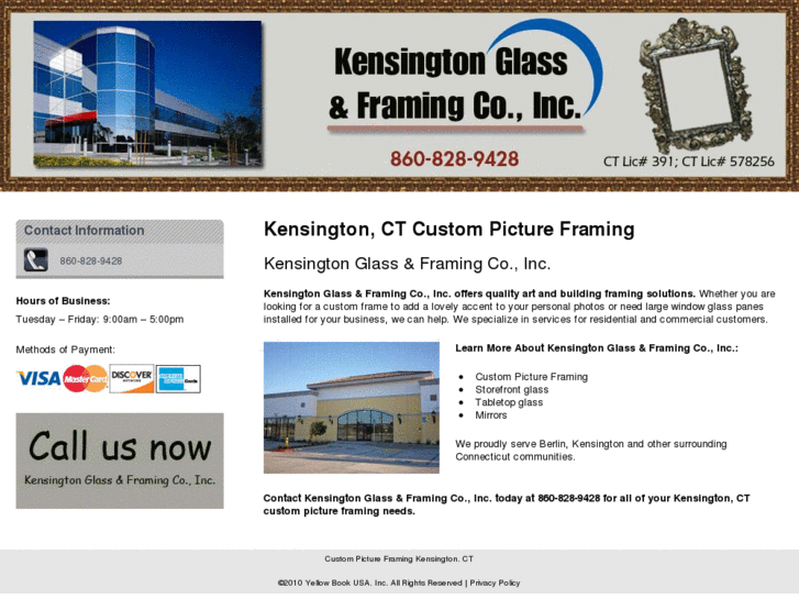 www.kensingtonglassandframing.com