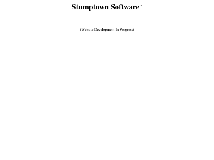 www.stumptownsoftware.com