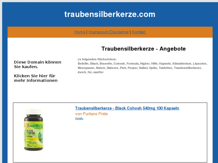 www.traubensilberkerze.com