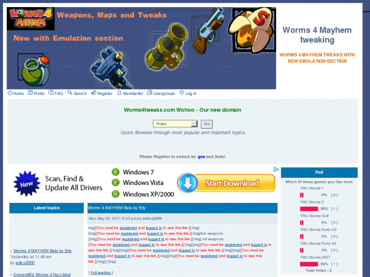 www.worms4tweaks.com