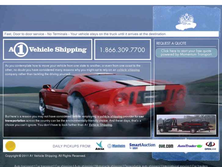 www.a1vehicleshipping.com