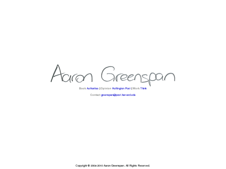 www.aarongreenspan.com