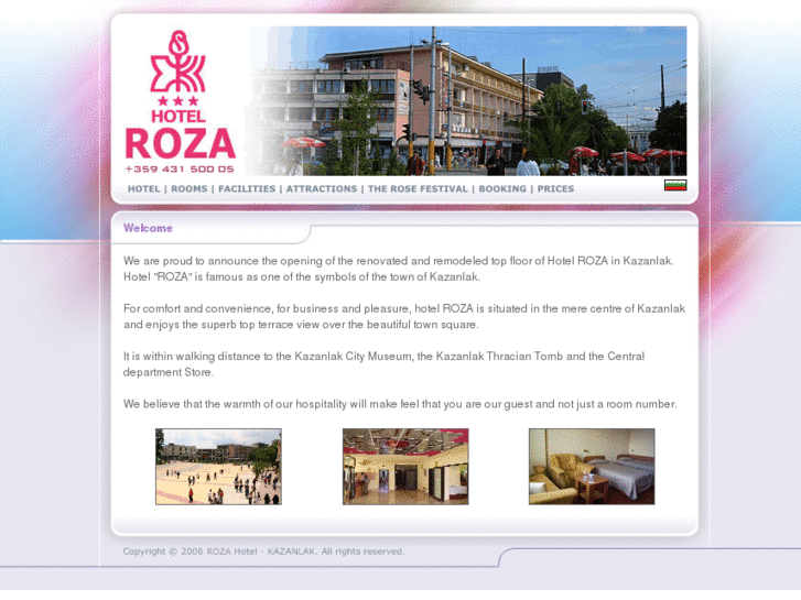 www.hotelrozabg.com