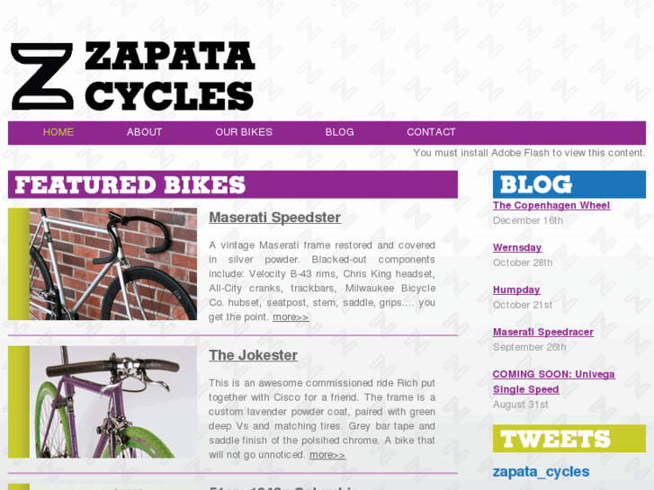 www.zapatabicycles.com
