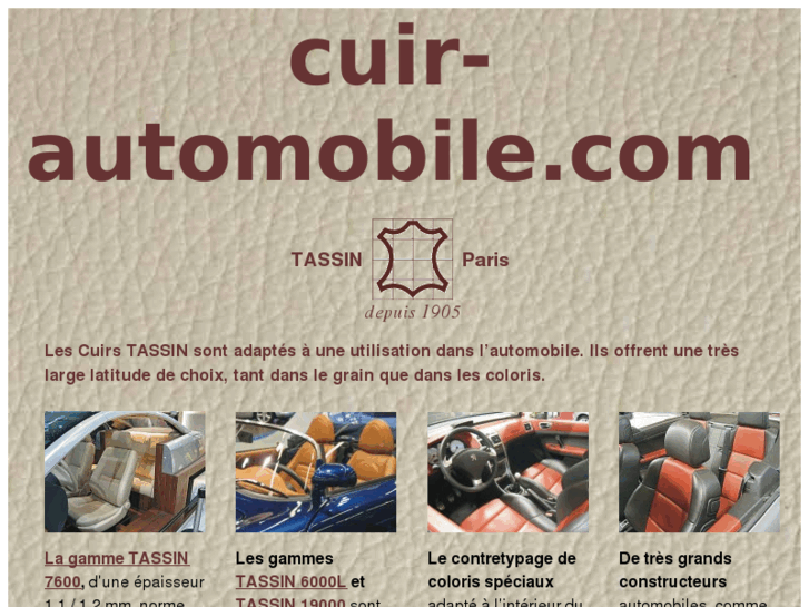 www.cuir-automobile.com