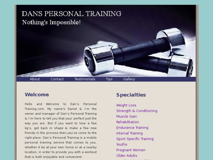 www.danspersonaltraining.com