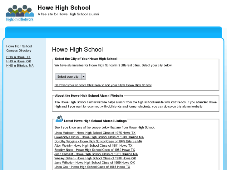 www.howehighschool.org