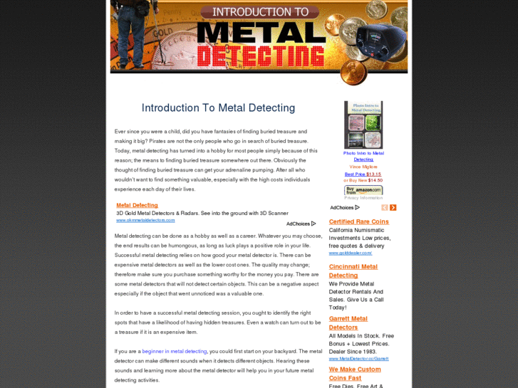 www.introductiontometaldetecting.com