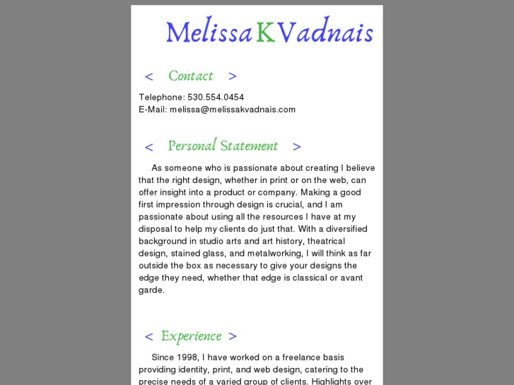 www.melissakvadnais.com