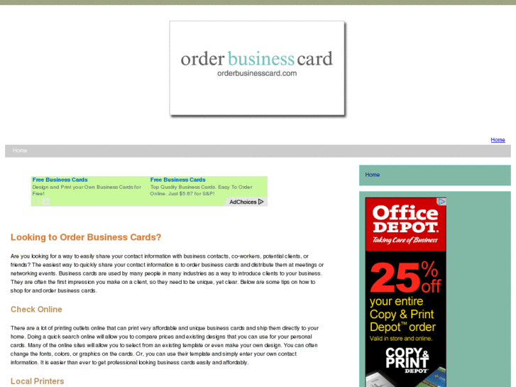 www.orderbusinesscard.com