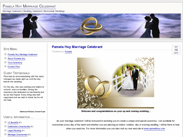 www.pamelahoymarriagecelebrant.com