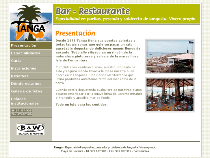 www.restaurantetanga.com