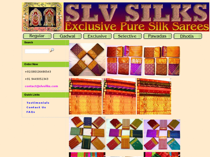 www.slvsilks.com