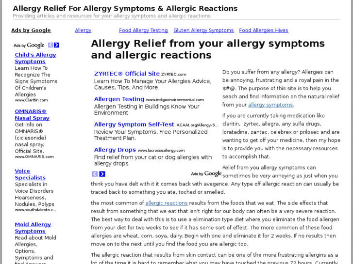 www.allergysymptomsonline.com