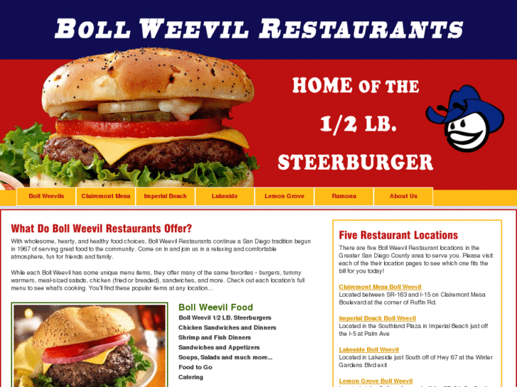 www.bollweevilrestaurants.com