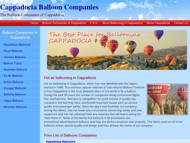 www.cappadociaballooncompanies.com