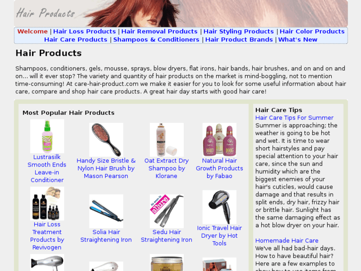 www.care-hair-product.com