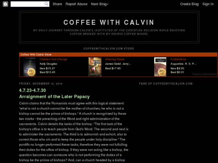 www.coffeewithcalvin.com