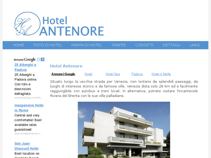 www.hotelantenore.com