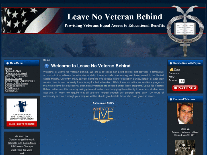 www.leavenoveteranbehind.com