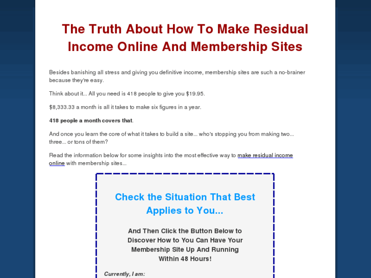 www.makeresidualincomeonline.com