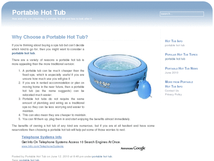 www.portablehottub.info