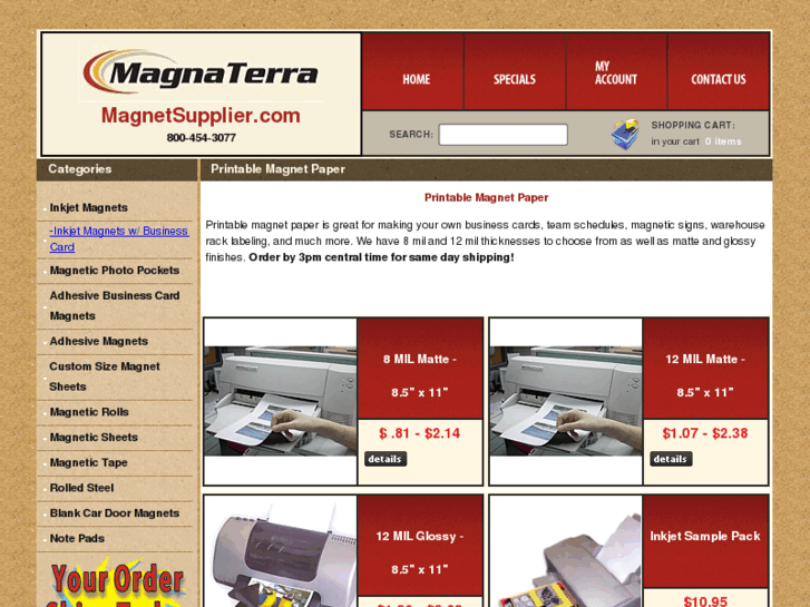 www.printablemagnetpaper.com