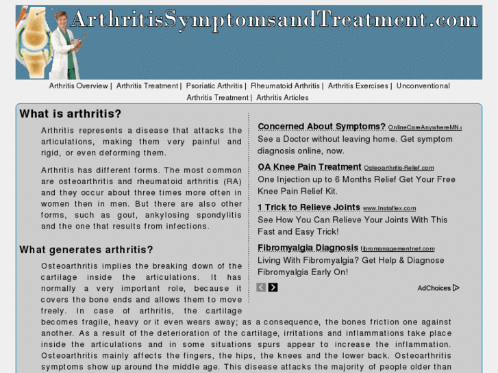 www.arthritissymptomsandtreatment.com