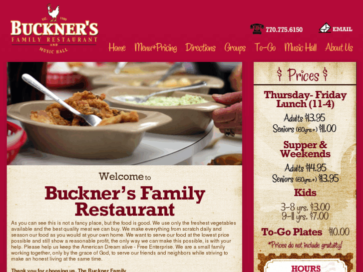 www.bucknersfamilyrestaurant.com
