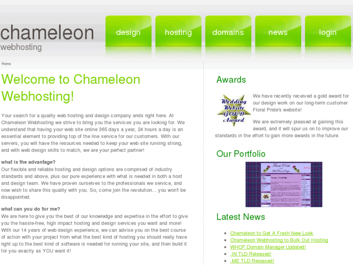 www.chameleonwebhosting.com