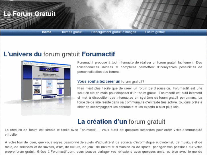 www.leforumgratuit.com