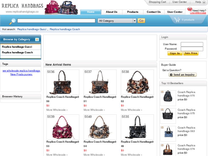 www.replicahandbags.co