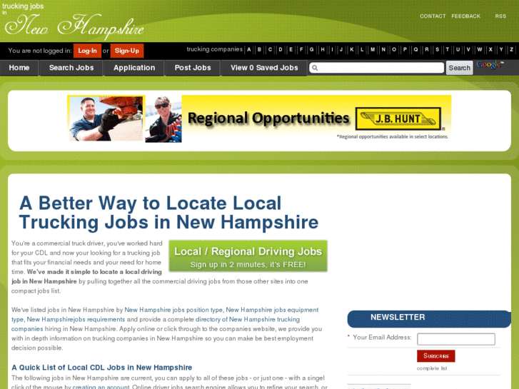 www.truckingjobsinnewhampshire.com