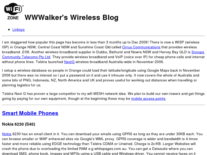 www.wirelessdatabase.info