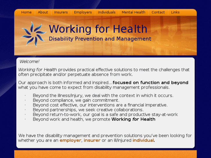 www.workingforhealth.ca