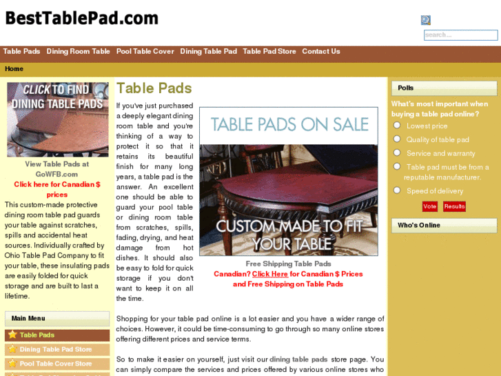 www.besttablepad.com