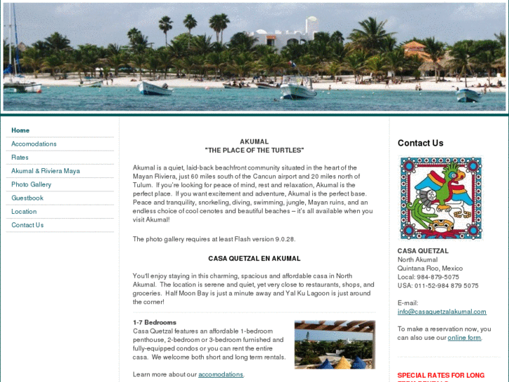 www.casaquetzalakumal.com