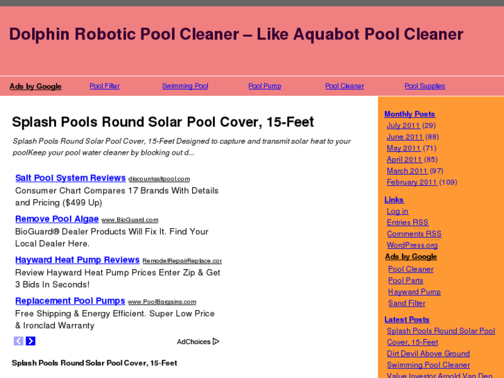 www.dolphinroboticpoolcleaner.info