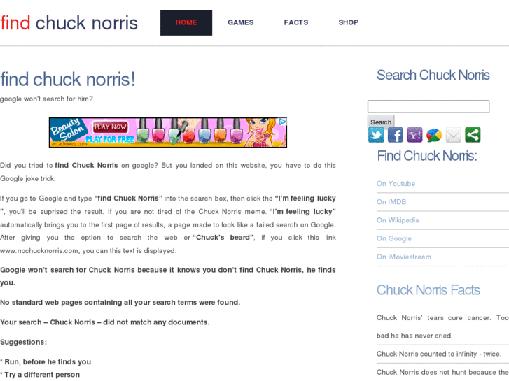 www.findchucknorris.net