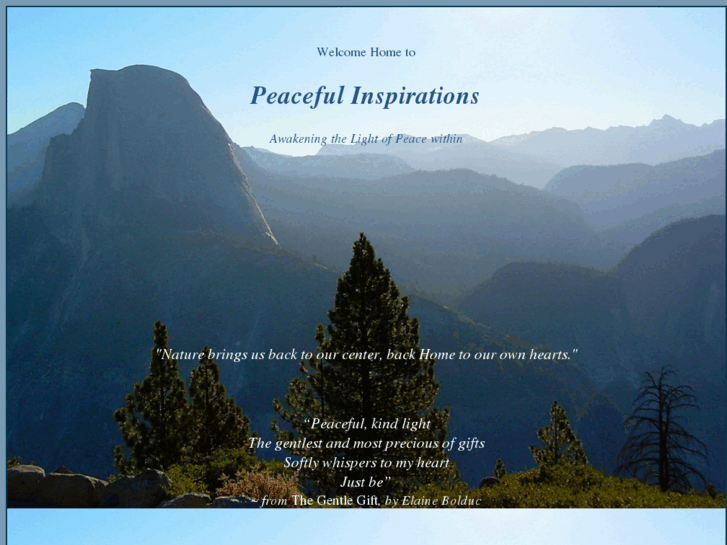 www.peacefulinspirations.org