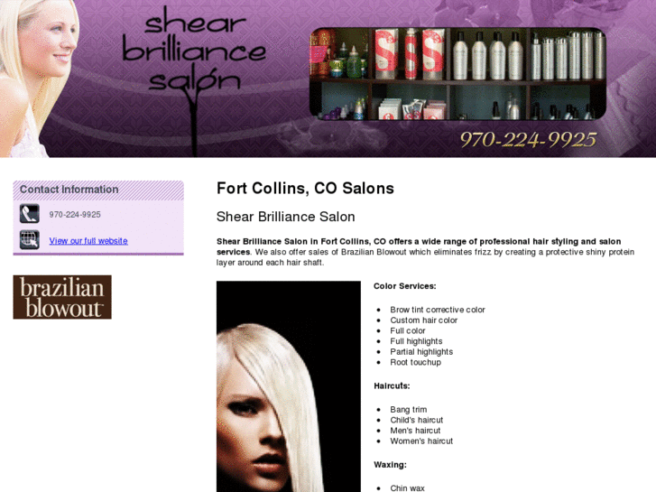 www.shearbrilliancesalonftcollins.com