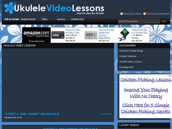 www.ukulelevideolessons.com