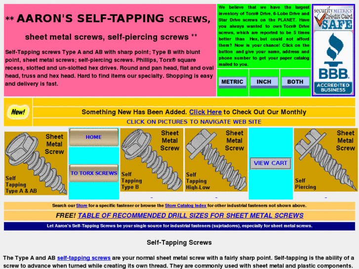 www.aaronsself-tappingscrews.com