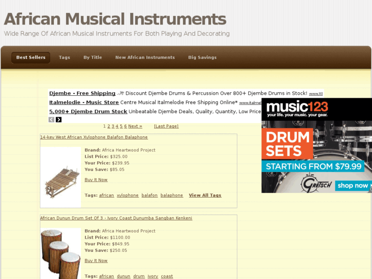 www.africanmusicalinstruments.org