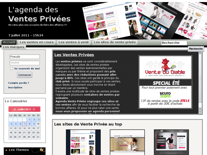 www.agendaventeprivee.com