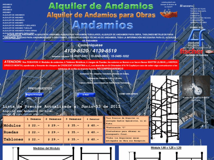 www.alquilerdeandamios.com