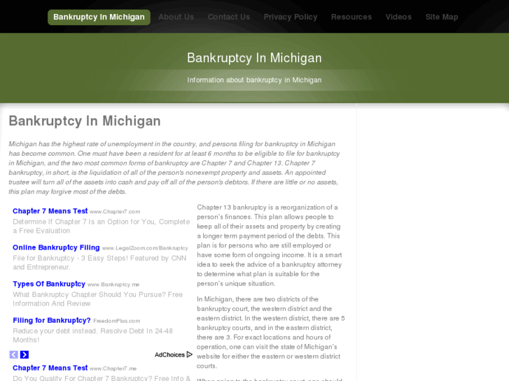 www.bankruptcyinmichigan.net