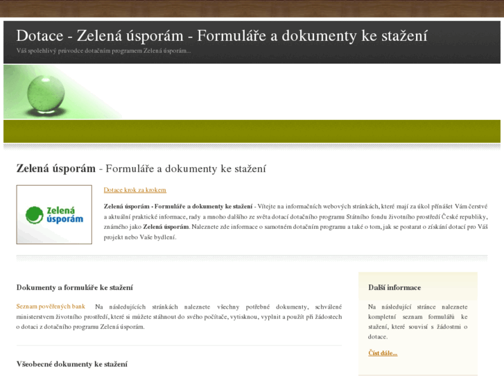 www.dotaceformulare.cz