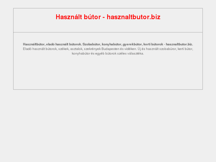 www.hasznaltbutor.biz