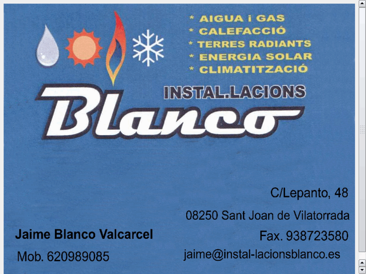 www.instal-lacionsblanco.es